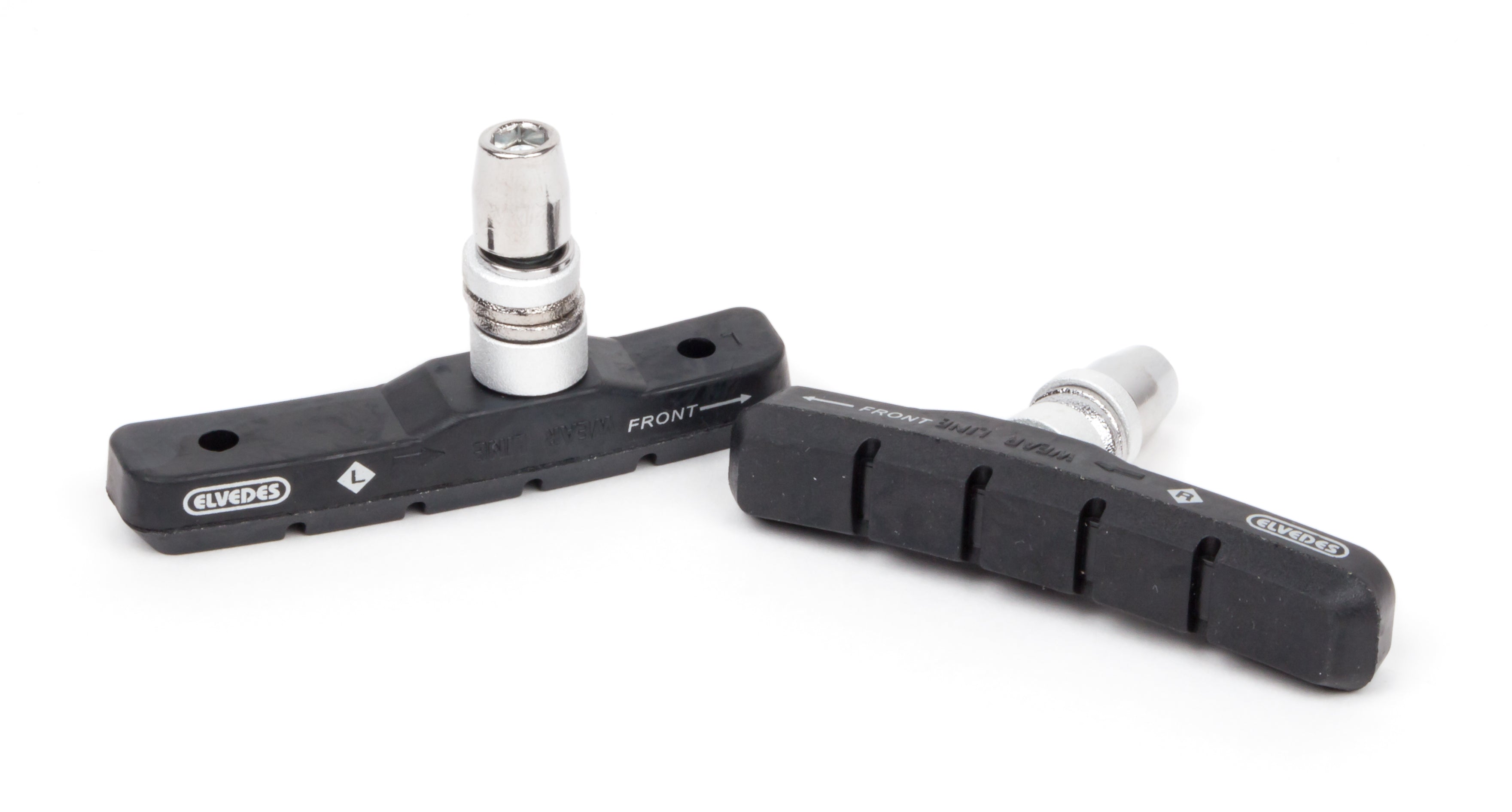 Elvedes Felgenbremsbeläge V-Brake 72mm schwarz (100 Paar)