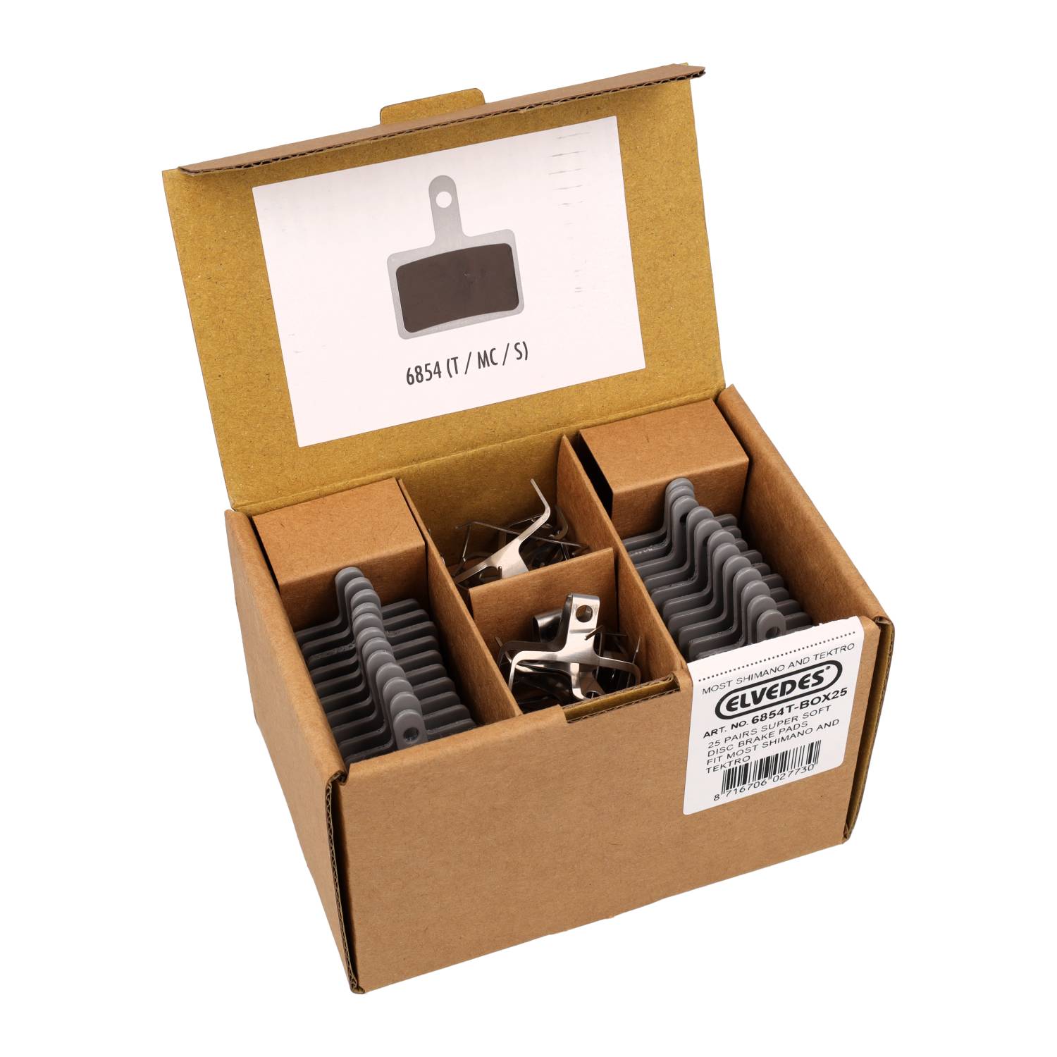 Elvedes remblok shimano tektro 6854t