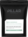 Pillar performance triple magnesium powder lemon lime value pack 400g bag