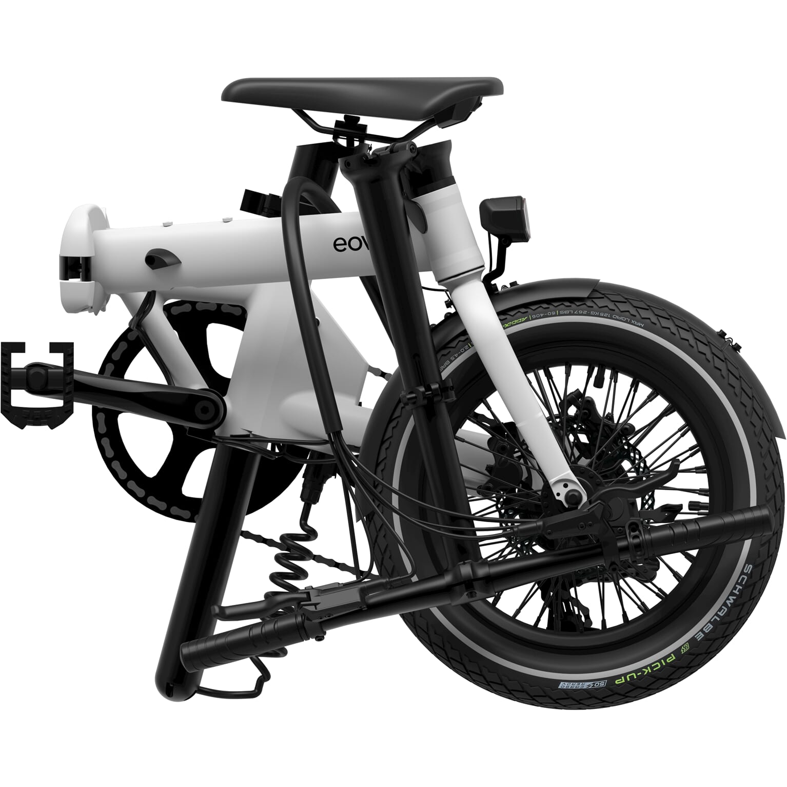 Elektrisches Klapprad morgens 16 Origins V3 Grau