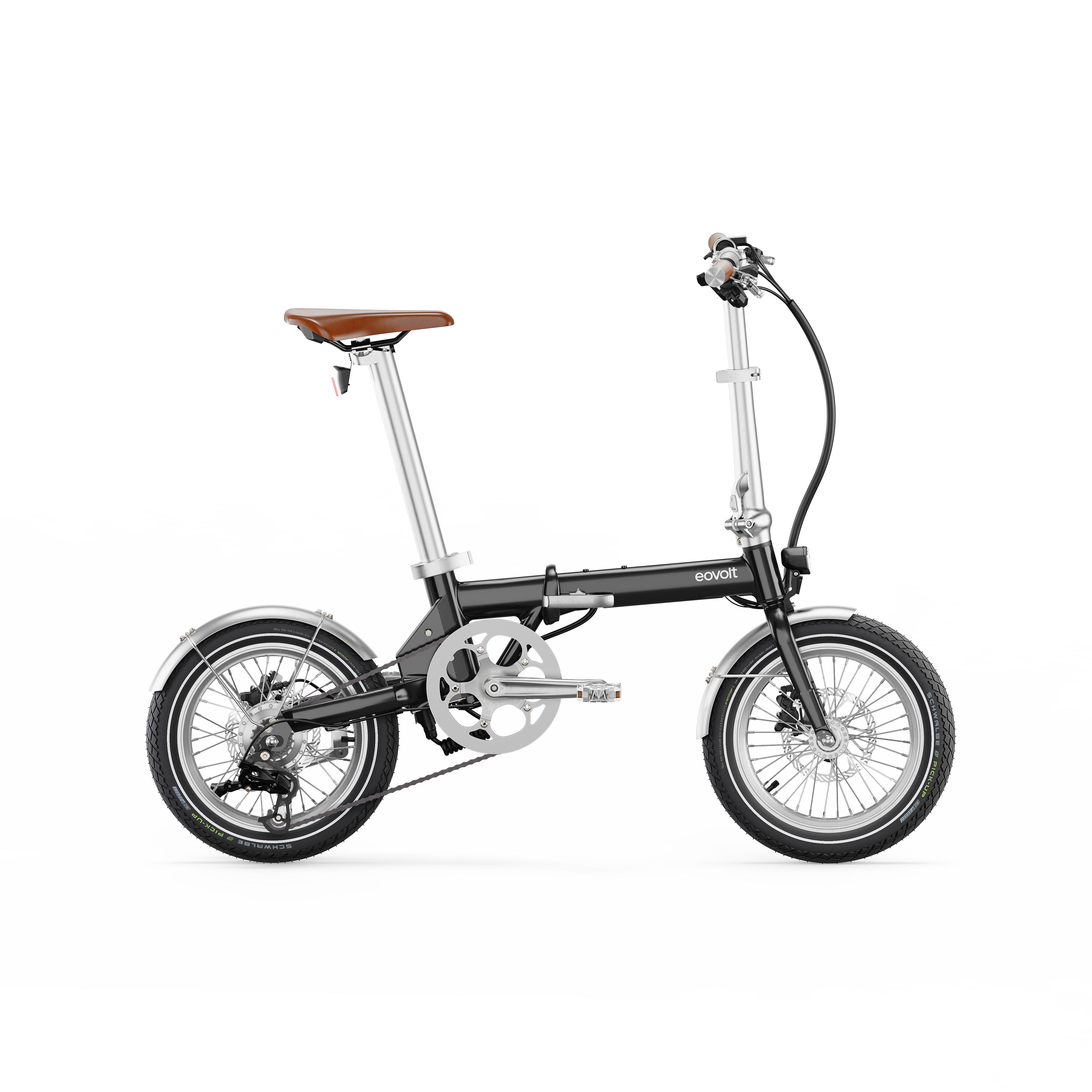 Eovolt elektrische vouwfiets morning 16 vintage v3 zwart