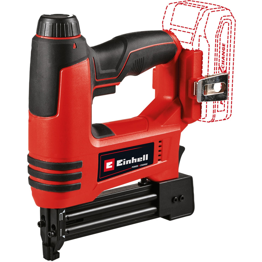 Einhell accu tacker te-cn 18 li - solo spijkerpistool (rood zwart, accu en oplader niet inbegrepen)