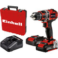 Einhell te-cd 18 50 li bl schroefboor (zwart rood, koffer, snellader en 2 accu's inbegrepen)