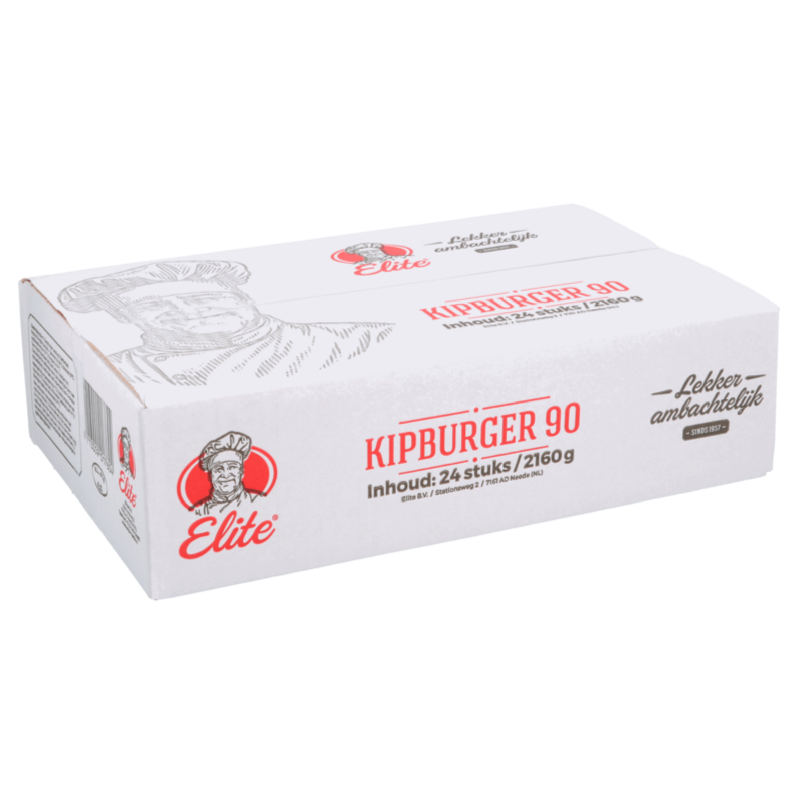 Elite kipburger (24x90 gram)