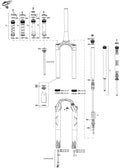 Rockshox federgabel recon silver rl rs spring recon p. 29 100 sa sb 51 off black