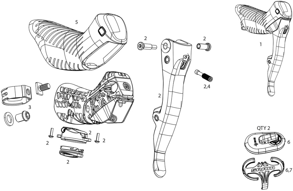 Sram versteller rival axs e1
