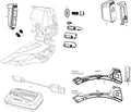 Sram voorderailleur red axs e1