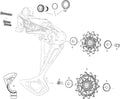 Sram schaltwerk sx eagle rear derail. sx eagle 12sp black