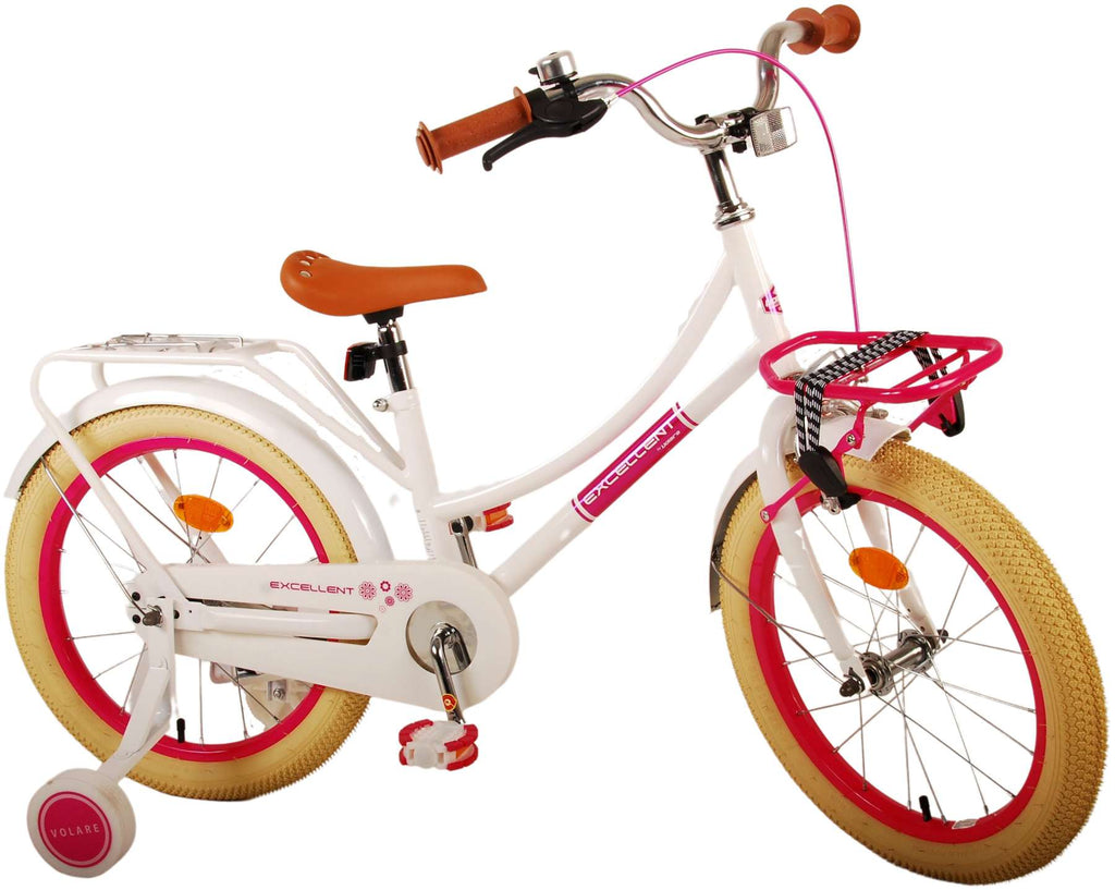 Volare 18 Zoll Fahrrad, ausgezeichnetes weißes Oma-Fahrrad 21779