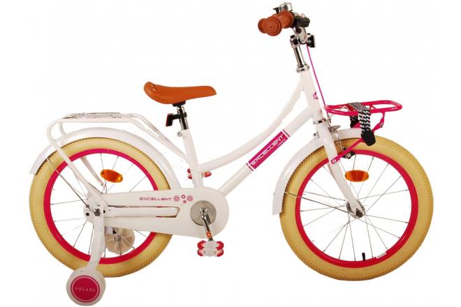 Volare 18 Zoll Fahrrad, ausgezeichnetes weißes Oma-Fahrrad 21779