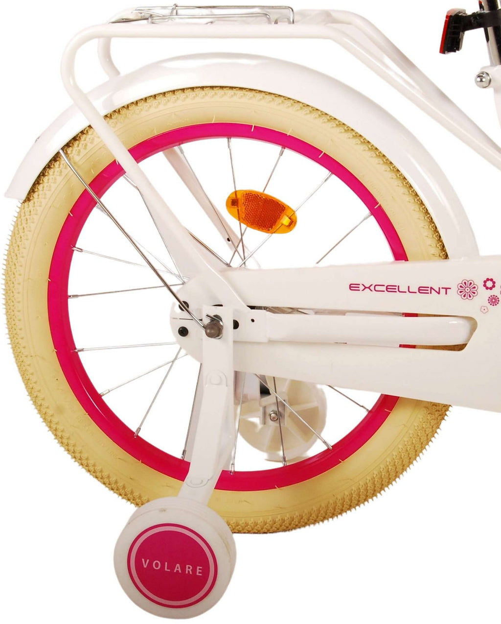 Volare 18 Zoll Fahrrad, ausgezeichnetes weißes Oma-Fahrrad 21779