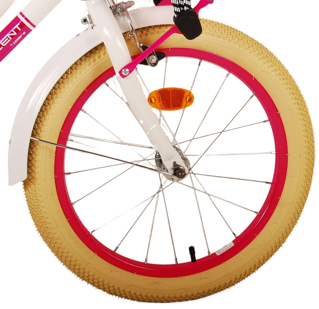 Volare 18 Zoll Fahrrad, ausgezeichnetes weißes Oma-Fahrrad 21779