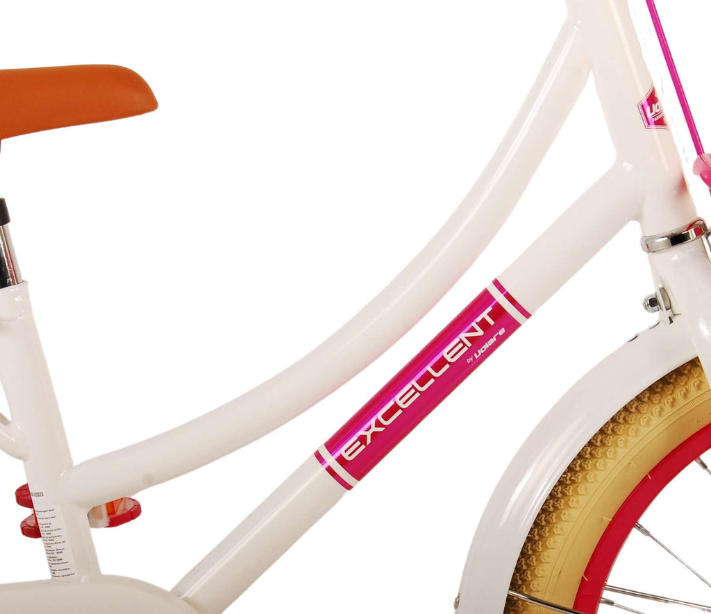 Volare 18 Zoll Fahrrad, ausgezeichnetes weißes Oma-Fahrrad 21779