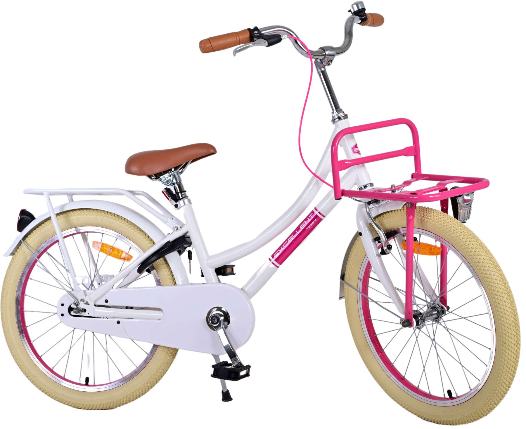 Volare Volare Kinderfahrrad Mädchen 20 Zoll Weiß