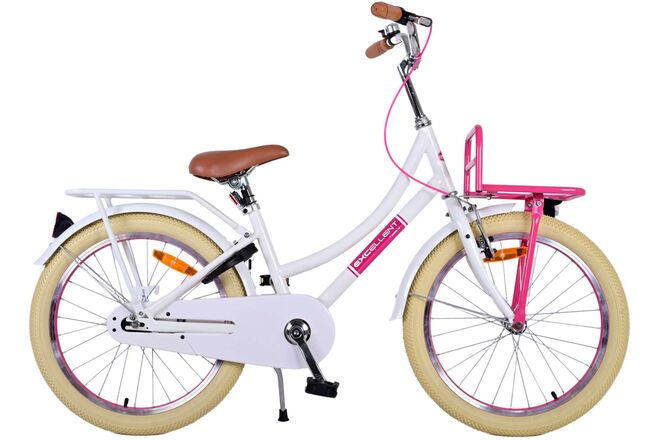 Volare Volare Kinderfahrrad Mädchen 20 Zoll Weiß