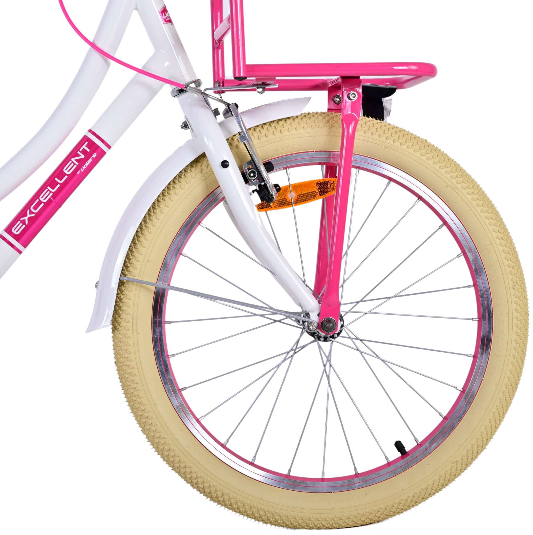 Volare Volare Kinderfahrrad Mädchen 20 Zoll Weiß
