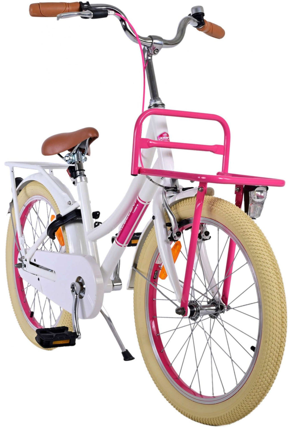 Volare Volare Kinderfahrrad Mädchen 20 Zoll Weiß