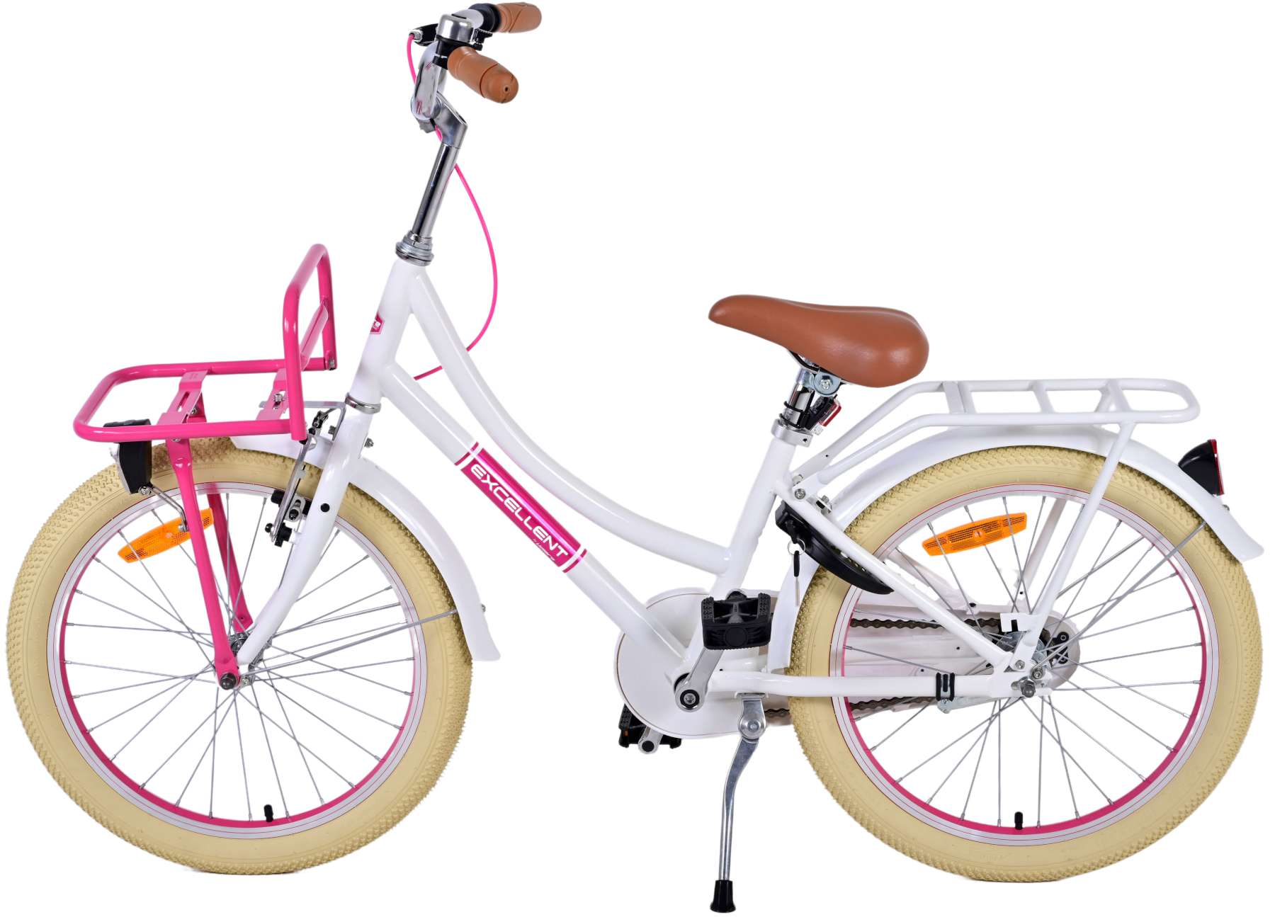 Volare Volare Kinderfahrrad Mädchen 20 Zoll Weiß