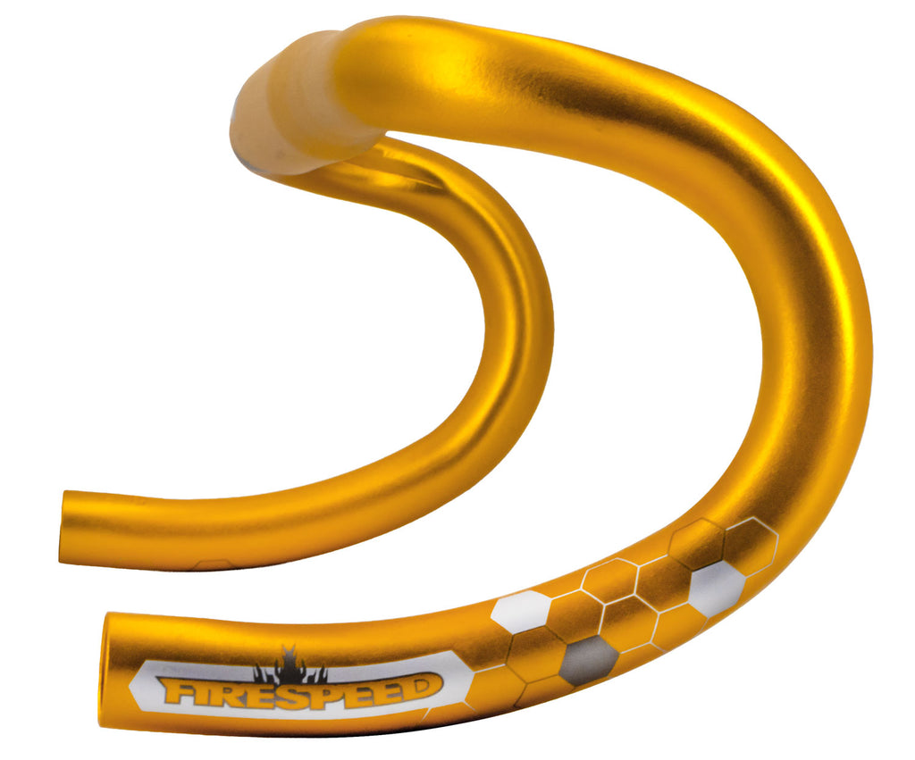 Katana firespeed f-6kac butted aluminium ø31.8 road bike handlebars gold