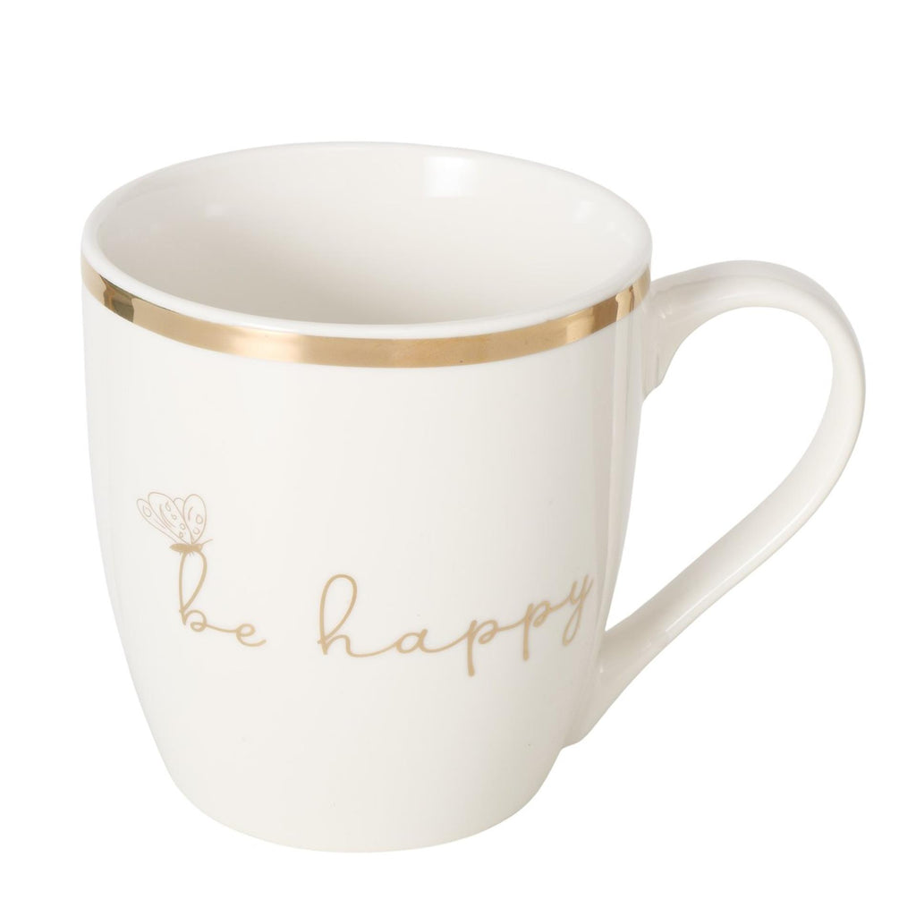 Boltze home mok davina be happy smile 400ml h10cm