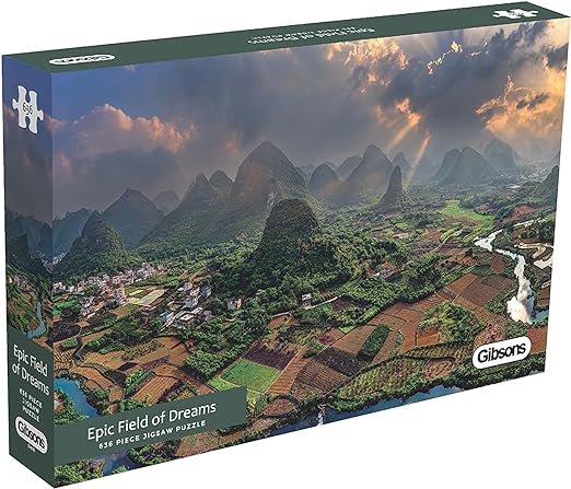 Gibsons Puzzle – ein episches Traumfeld in Guilin, China – 636 Teile