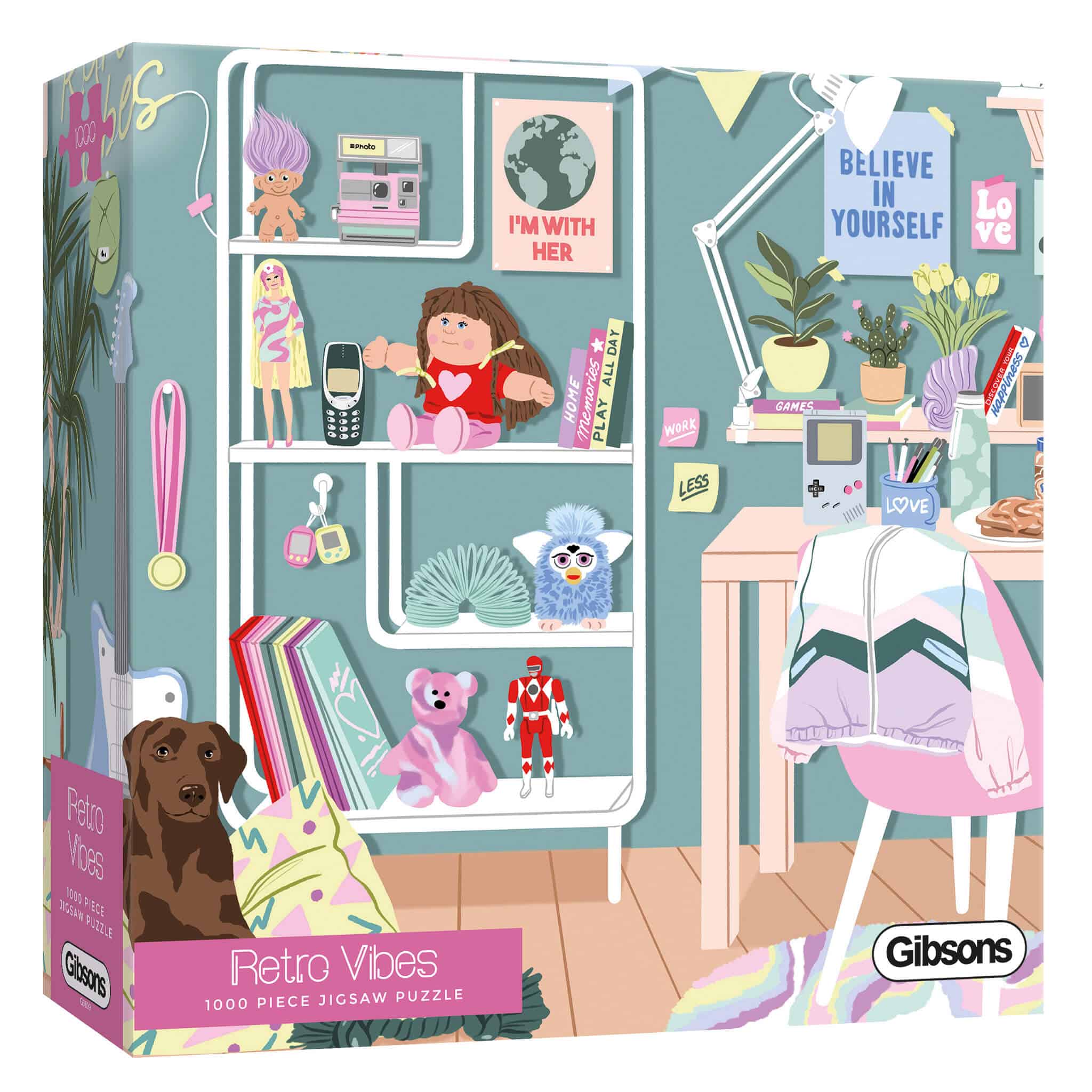 Gibsons Puzzle – Retro Vibes – 1000 Teile