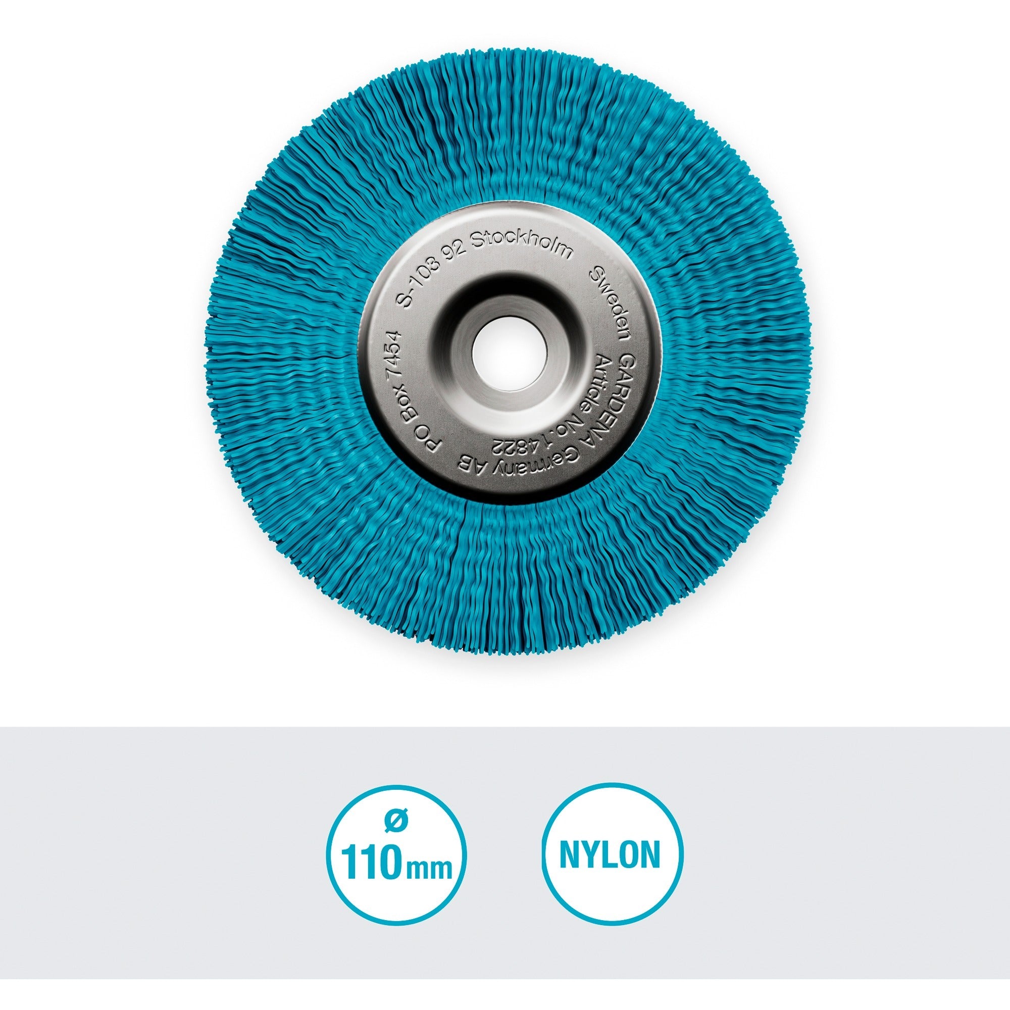 Gardena voegenborstel van nylon borstel (voor easyweed 1800, voor krasgevoelige oppervlakken)