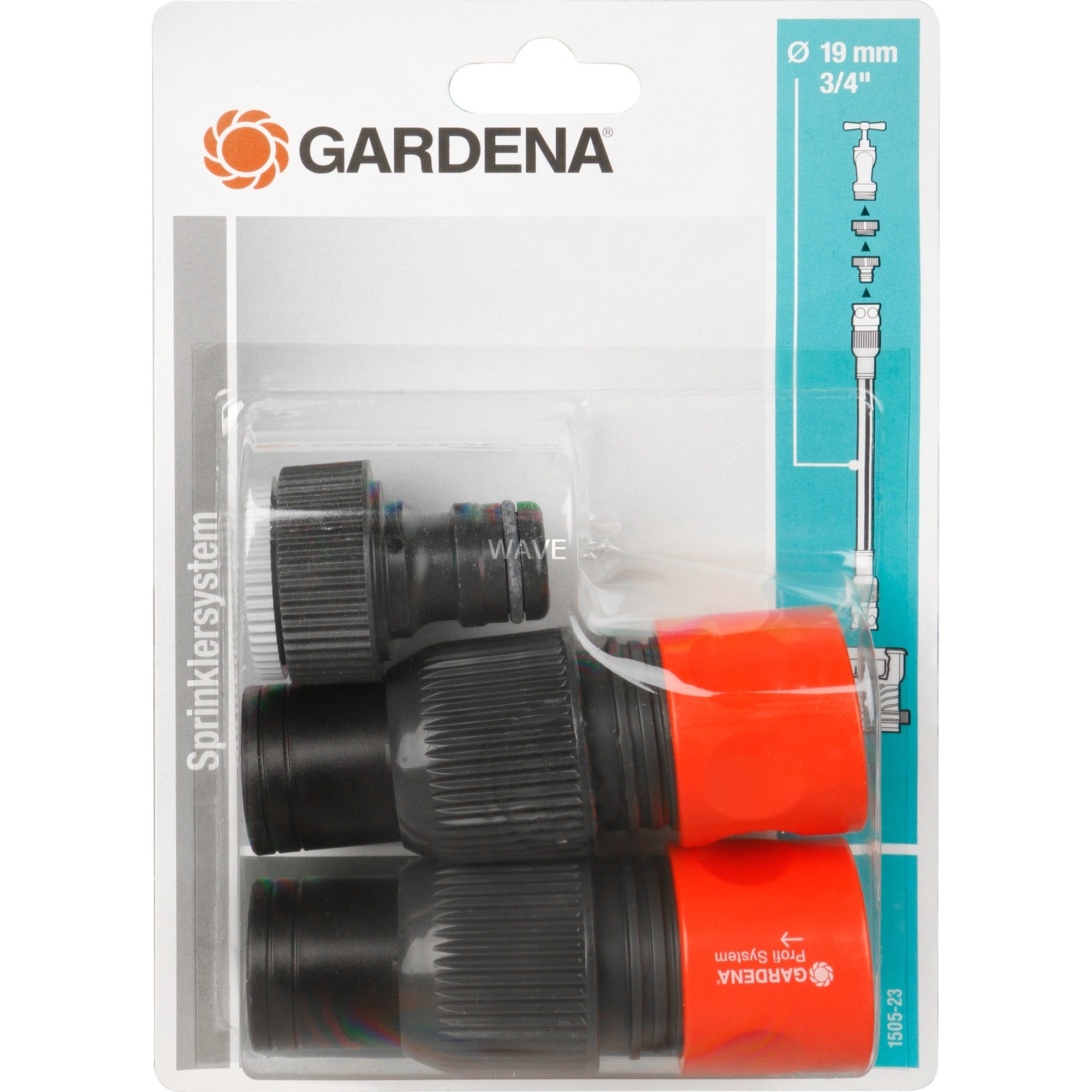 GARDENA Maxi-Flow Systemanschlussset "Profi".