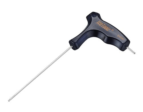 Icetoolz T-Griff-Inbusschlüssel mit 2-mm-Kugelkopf
