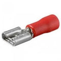 Schachtel mit 100 flachen Schiebesteckern (weiblich, rot)