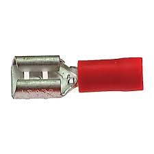 Flacher Schiebestecker für Kasten, Innengewinde, mittel, rot, 4,8 x 0,5