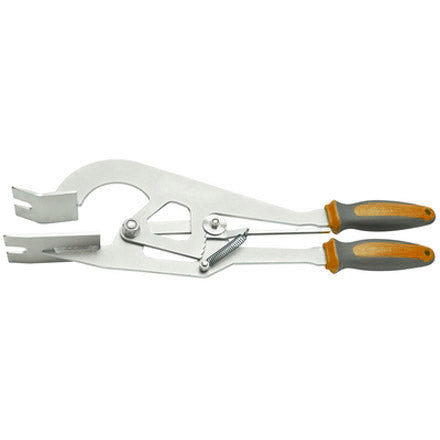 Unior Reifenmontagezange Hinterradgabel Stahl silber orange