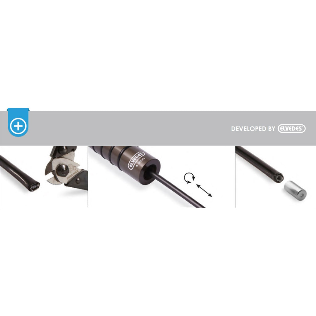 Elvedes Kabelzange für 4,1 mm und 4,9 mm Außendurchmesser