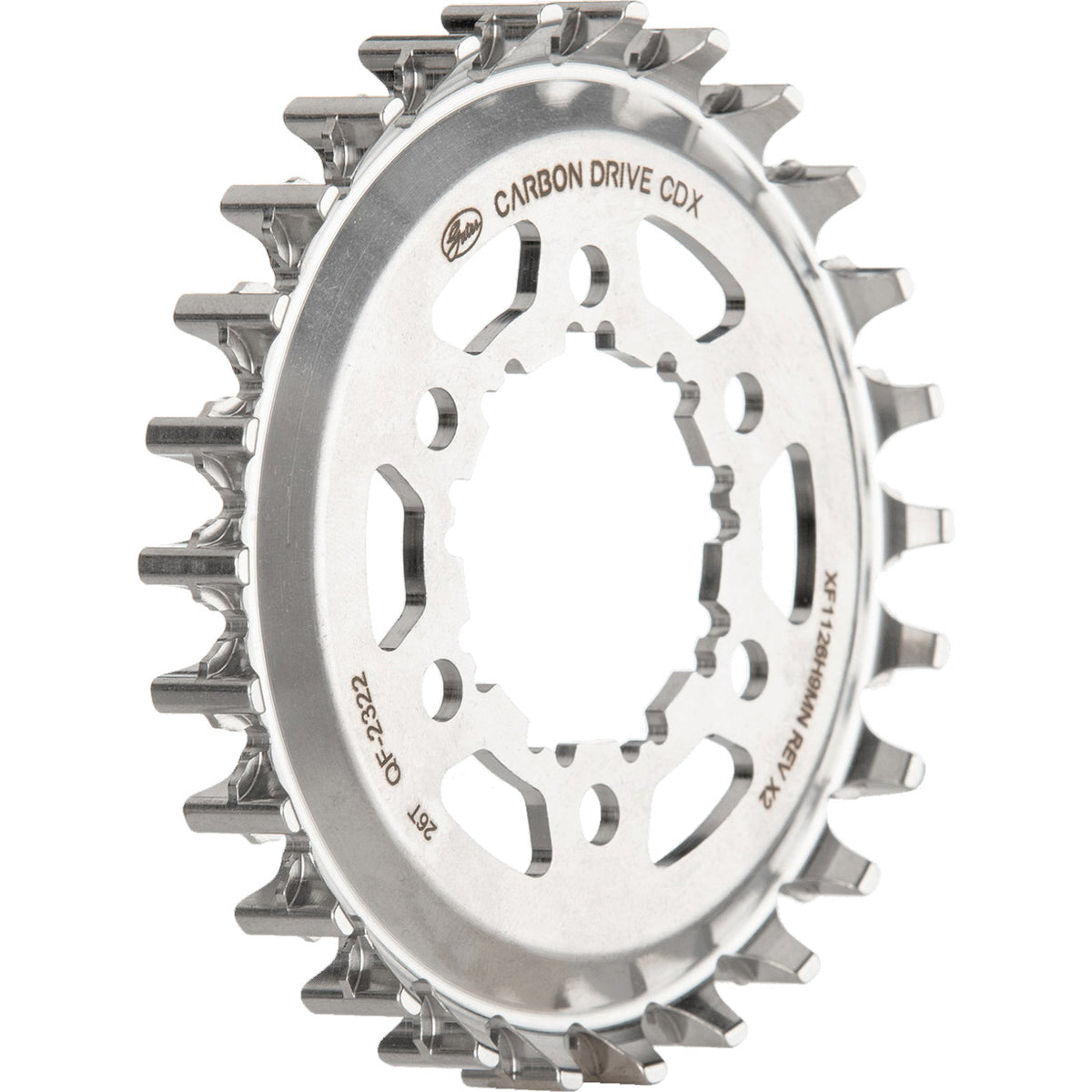 Gates sprocket cdx 26t 6b 9-spline hub fin line