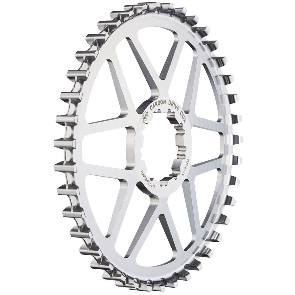 Gates sprocket cdx 39t fin line 9-spline sh. freewh. hub