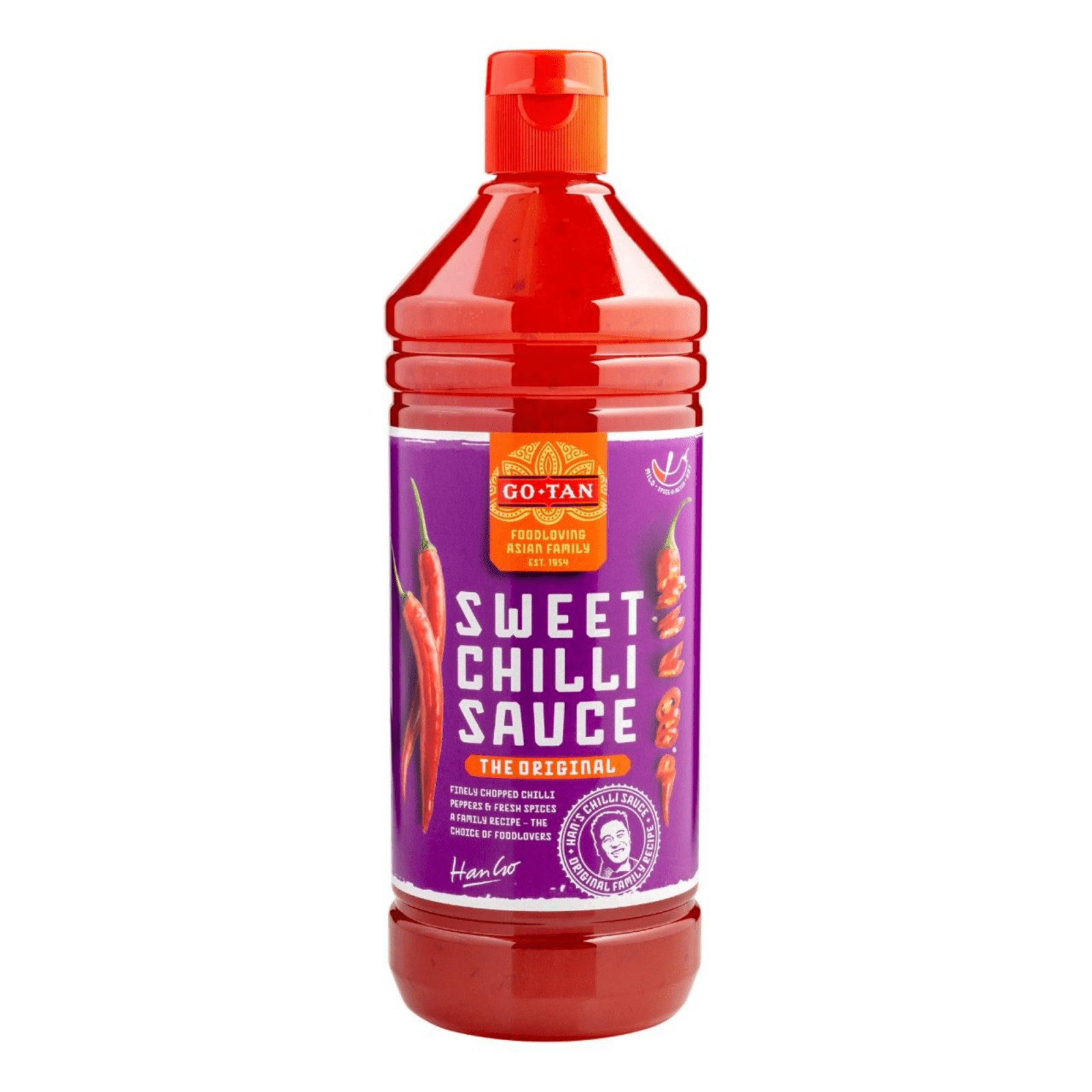 Go-tan sweet chilisaus (1 liter)