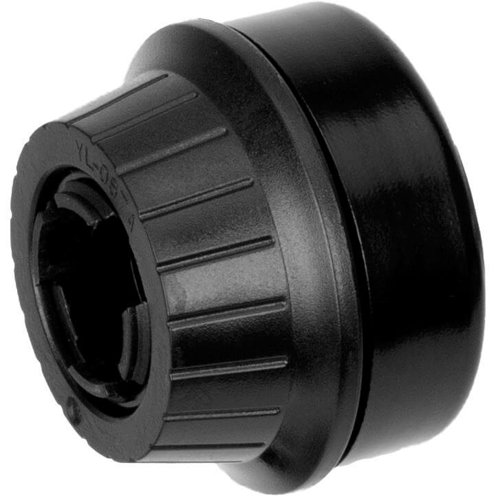 Ergotec Fahrradklingel, drehbar, schwarz