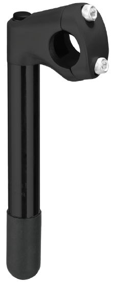 White Label Vorbau für Kinder, ø25,4 180 mm, 2-Schrauben-Befestigung, schwarz