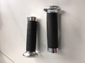 Satz Chopper-Griffe, schwarz verchromt