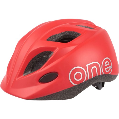 Kinderhelm XS 46-53 cm Bobike One Plus mattrot