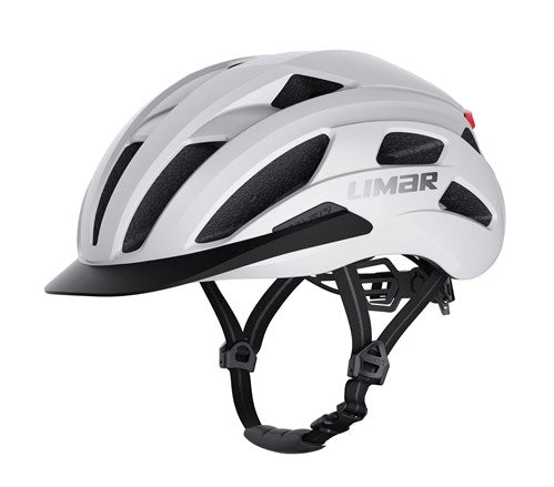 Helm Limar Torino M 53-57 mattweiß mit LED