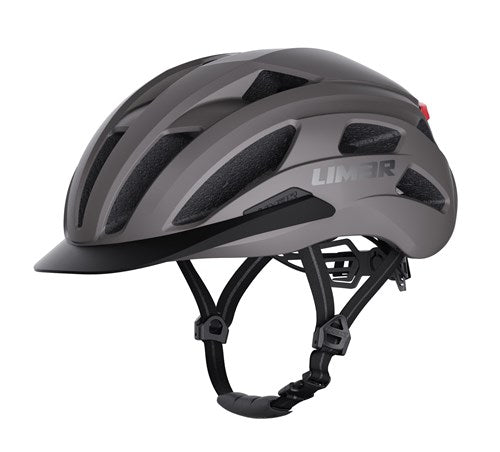 Helm Limar Torino M 53-57 mattgrau mit LED