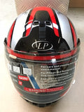 Lp integraalhelm xl 61cm race roodzilver
