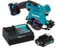 Makita rondzaag 12v 85mm hs301dsae 2x2,0ah