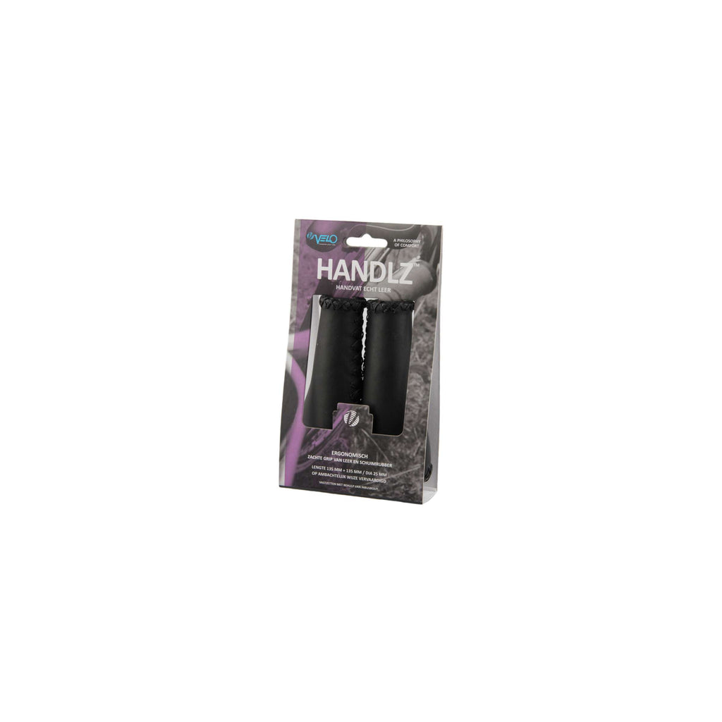 Velo Handvat Leer Ergo 135 135mm Zwart