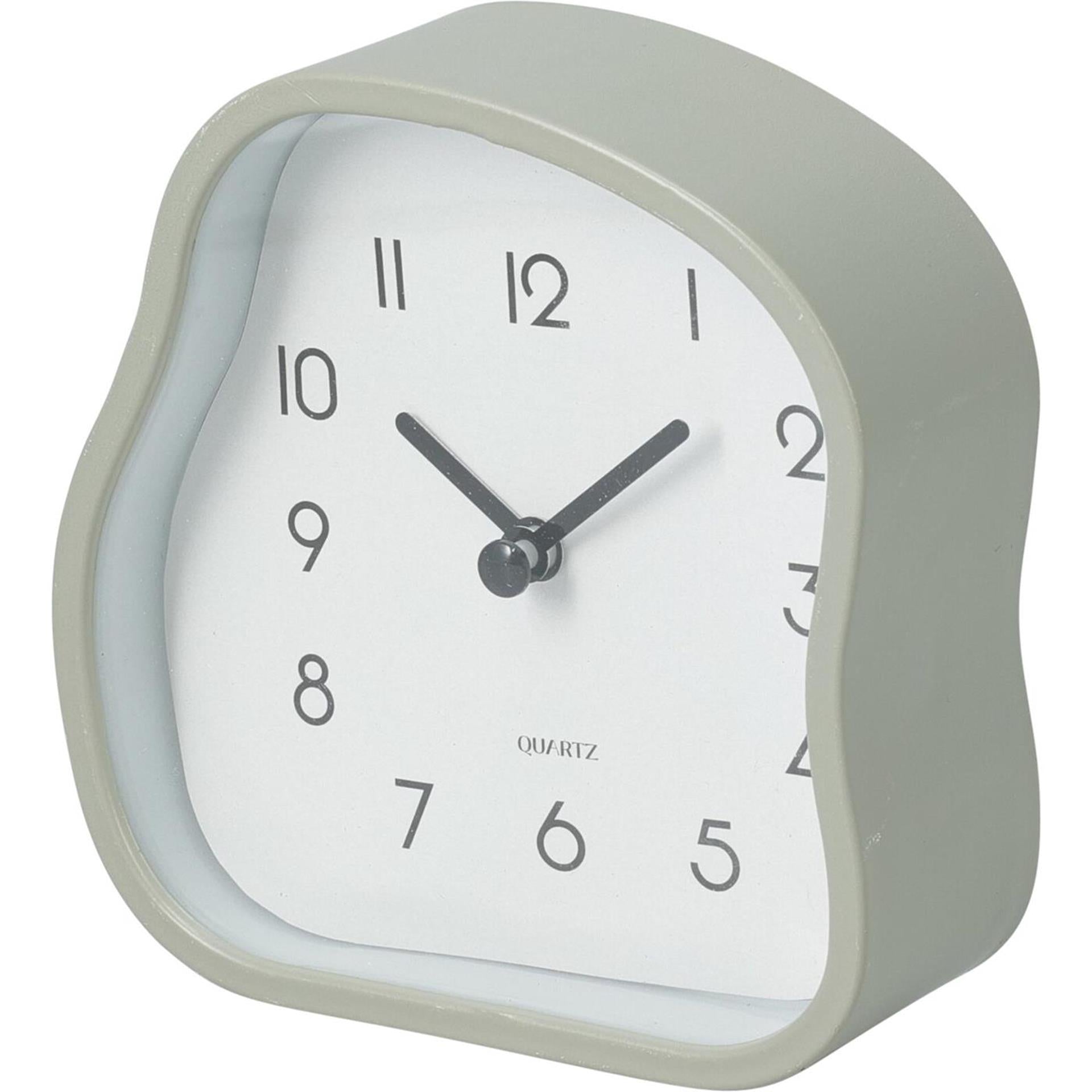 Home styling tafelklok 12x12cm