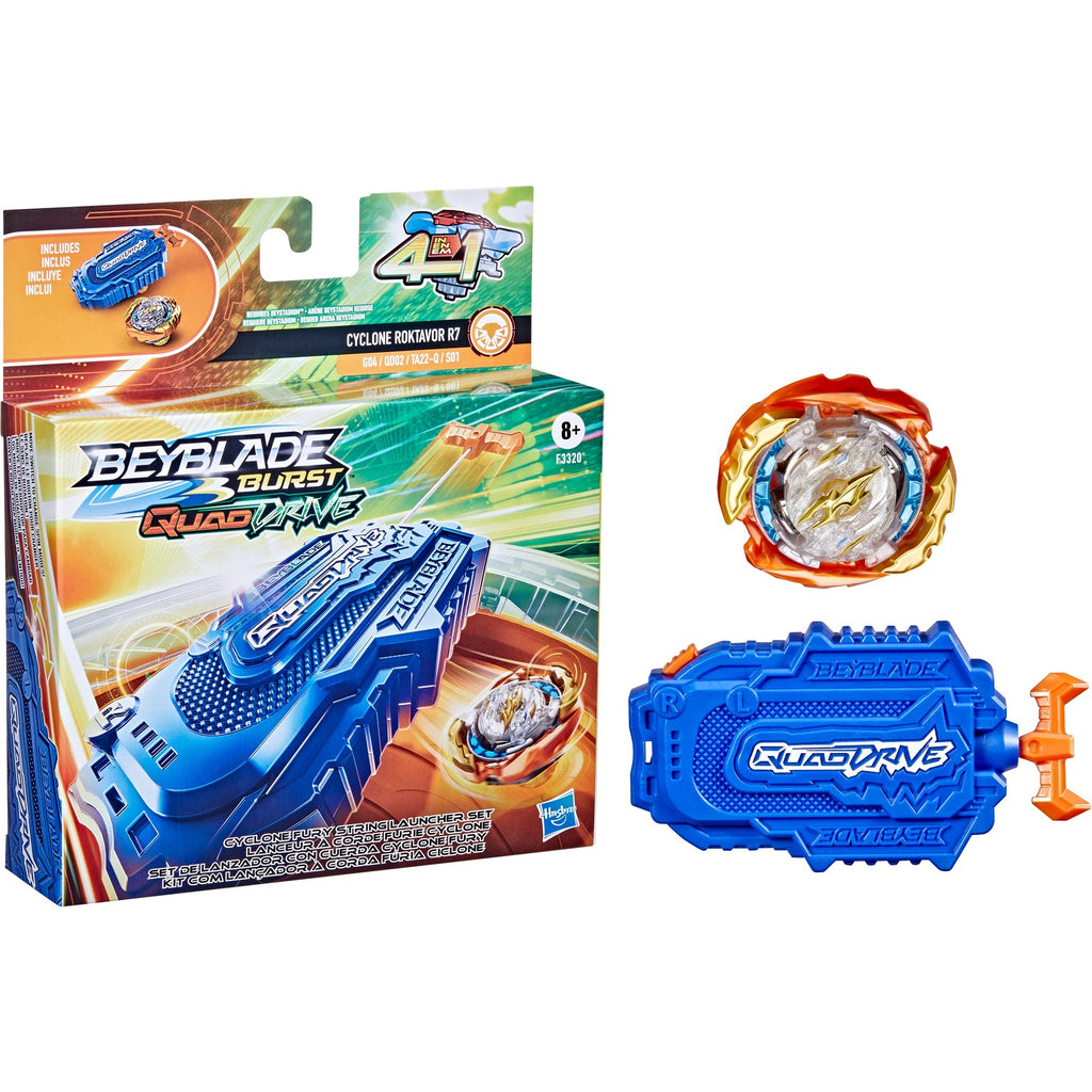 Hasbro Burst QuadDrive Cyclone Fury Seilzugstarter