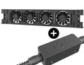Heatfan 4 - radiatorventilator solo - zwart + touch sensor