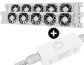 Heatfan 5 - radiatorventilator duo - wit + touch sensor