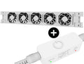 Heatfan 5 - radiatorventilator solo - wit + touch sensor